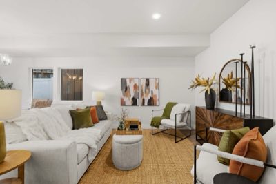 Living room from the stairs