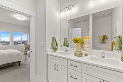 Primary ensuite, double vanity