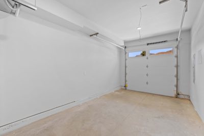 The attached garage