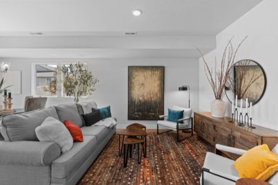 Living room from the entry