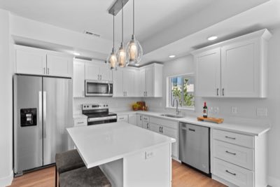 Kitchen from the dining side