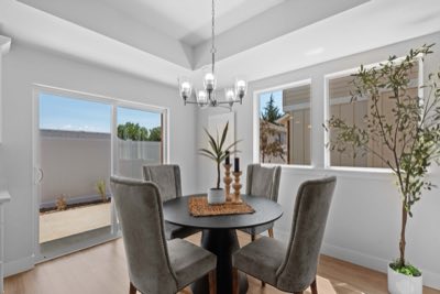 Dining, and the slider out to the patio